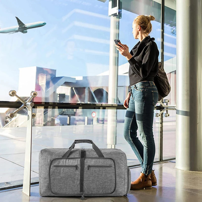 65L85L115L Men Travel Bags Hand Luggage Big Bag Business Large Capacity Weekend Duffle Waterproof Women 241226