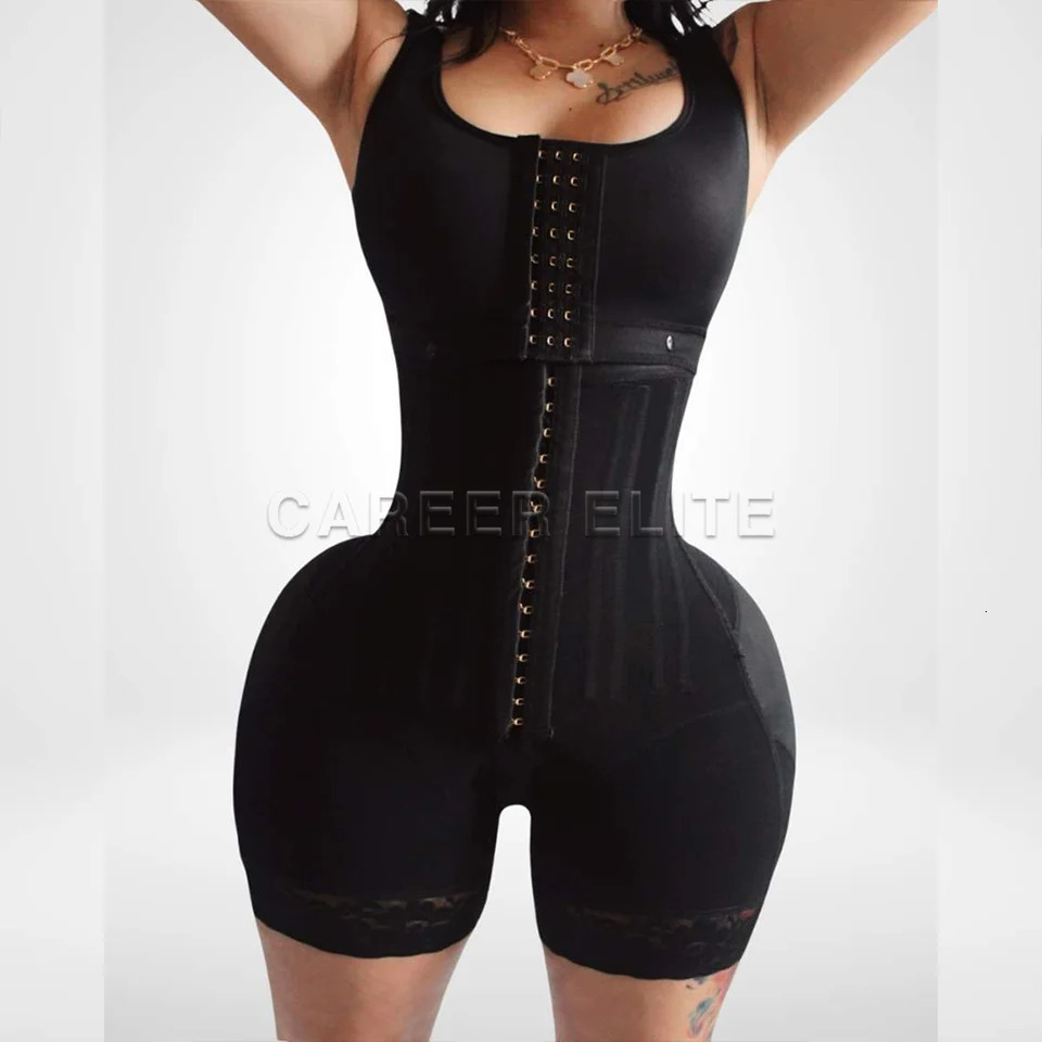 Fajas Colombianas Body Shaper High Compression Liposuction Reductoras Postpartum Girdle Stage 2 Faja for Bbl Sculpting Shapewear 250103