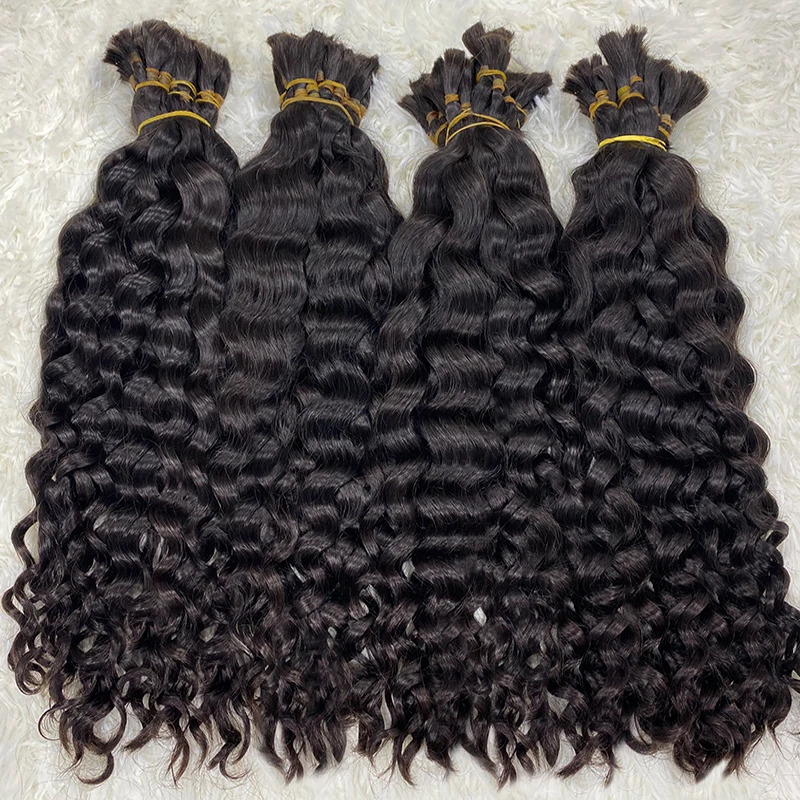 selling Italian Curly Hair 100% Human Hair Natural Color Hair Bulk 18-30 50g 100g each bundle 250103