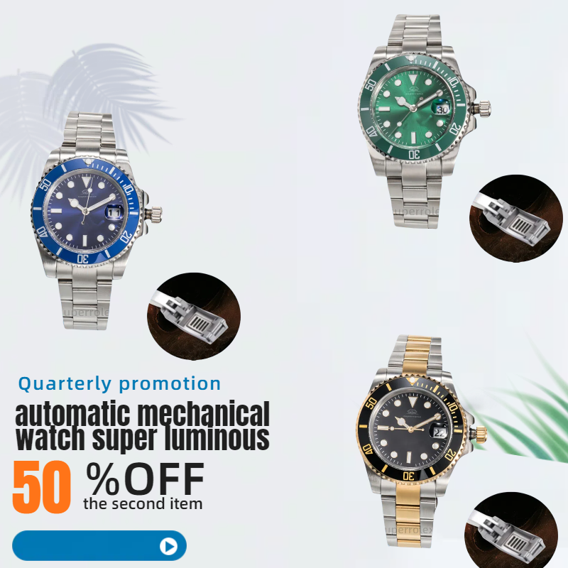 u1 watch mens 2813 automatic mechanical ceramics watches 41mm full stainless steel Gliding clasp Swim wristwatches sapphire super luminousug