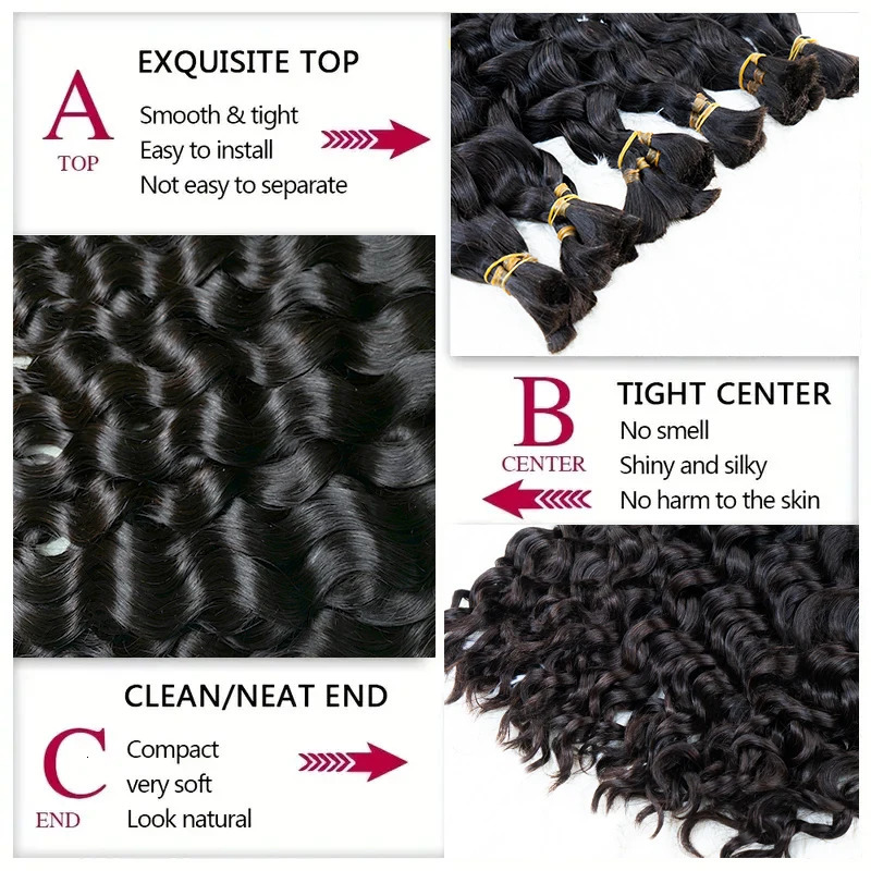 selling Italian Curly Hair 100% Human Hair Natural Color Hair Bulk 18-30 50g 100g each bundle 250103