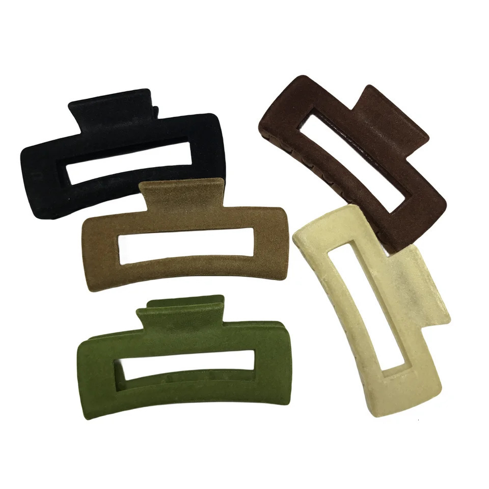 5 pieces of Korean womens plastic hair clips clip clips large-sized hair clips fashionable decorative hair clips 250102