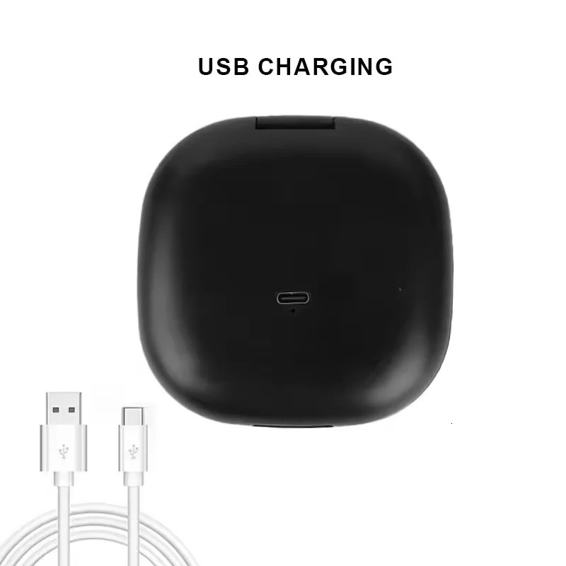 Custom Personalized High Quality LED Pocket Makeup 10X 5X Magnifiers Colorful Rechargeable Portable Make-Up Mirror 250103