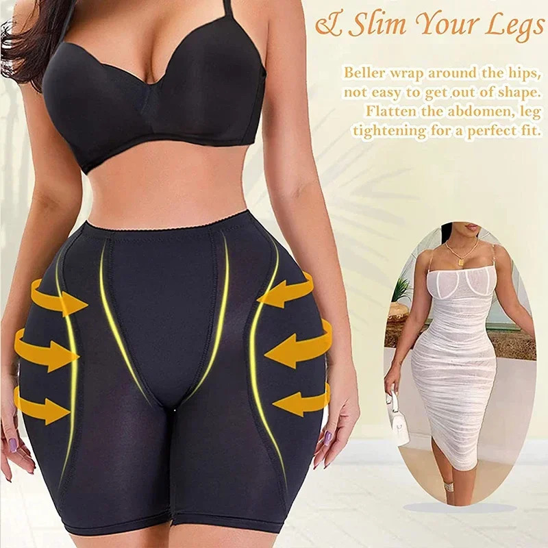 GUUDIA Hip Butt Enhancer Butt Lifter Padded Panties Pad Shapewear Bottom Enhance 6XL Hip Dip Smooth Women Body Shaper Panties 250103