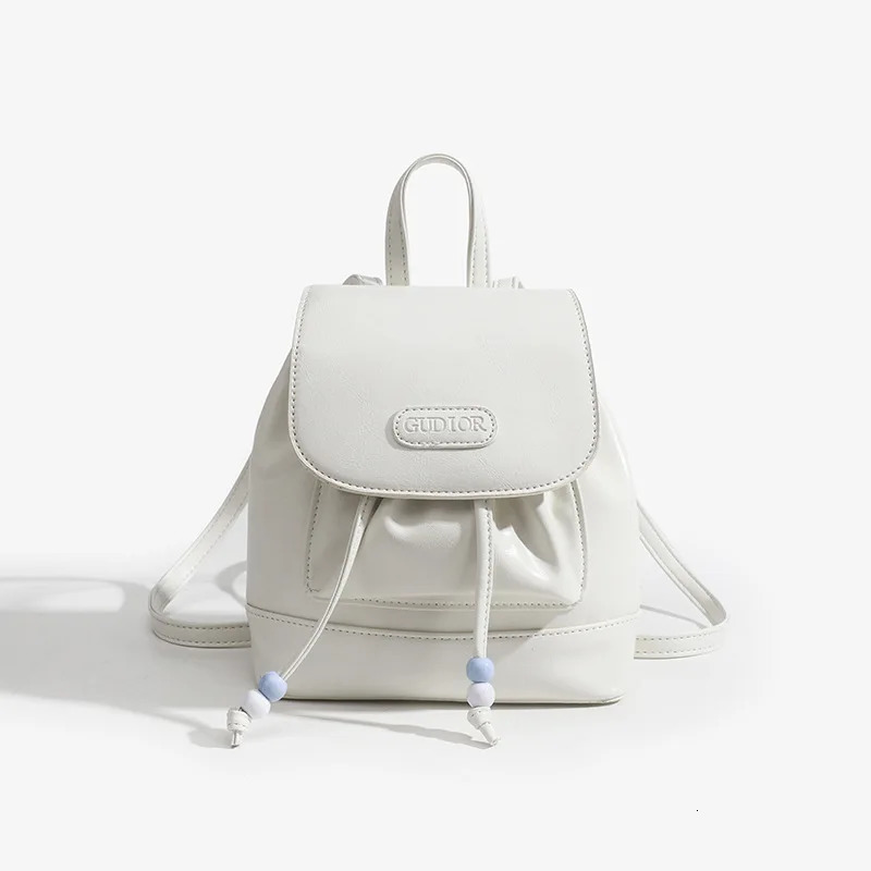 Ladies Backpacks Fashion Women PU Leather Double Shoulder Bags Small Female High-capacity Backbags Korean Casual Handbags 250102