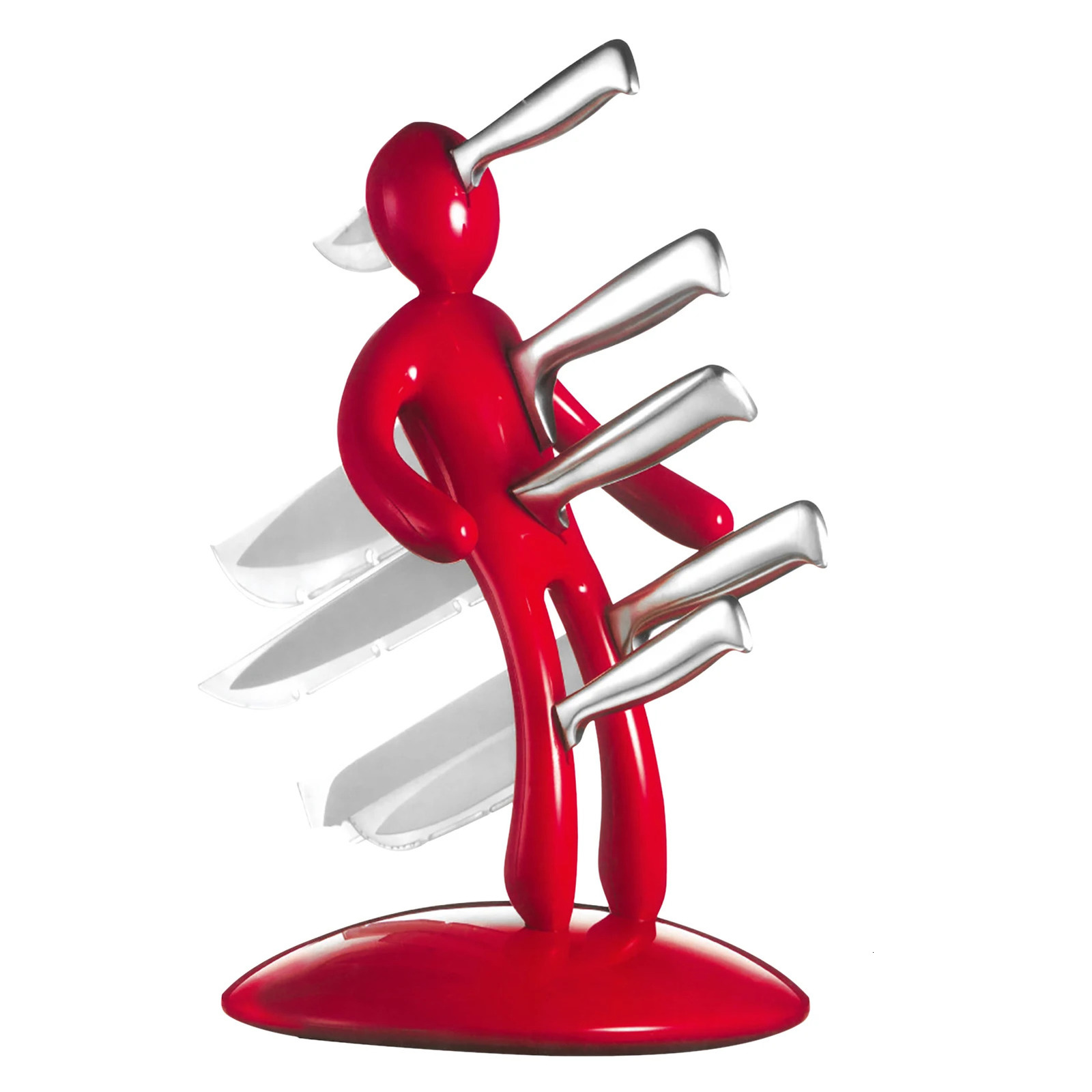 Kitchen Cutlery Storage Organizer Humanoid Knife Block Holder Multifunctional Decoration Kitchen Storage Tool 250102