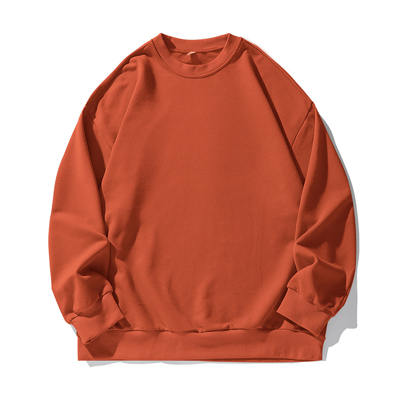 SY01062 Fashion basic loose round neck sweatshirt men 2024 autumn new style