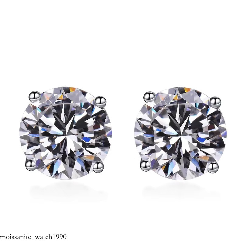 Factory Wholesale Waterproof Nickel free GRA Dia Jewelry Sier Sterg 0.5 karat Moissanite Earrings