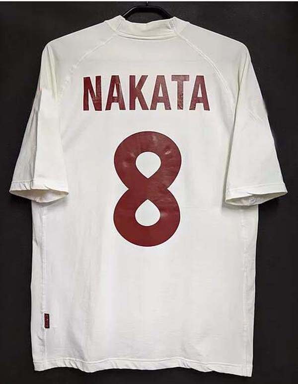 2001 2002 TOTTI NAKATA Mens Retro Soccer Jerseys BATUSTUTA Home Away Football Shirts Short Sleeve Uniforms