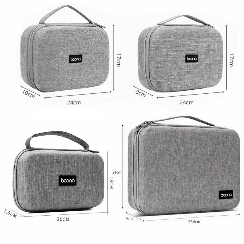 Portable Carrying Case Shockproof Storage Bag Waterproof PU Leather Shoulder Antiscratch for DJI Mini 3 ProMini RC 241226