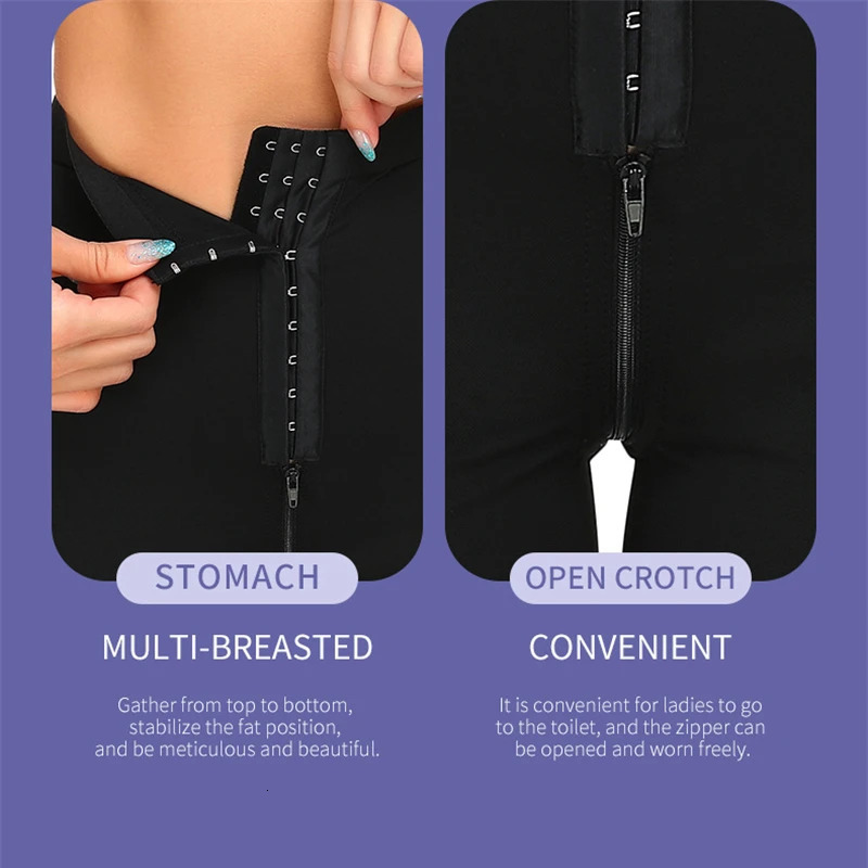 Womens Flat Belly Butt Lifter Fajas Colombian Multicolor Three-Breasted Elastic Hip Shorts Shapewear Underwear Women Home Wear 250103