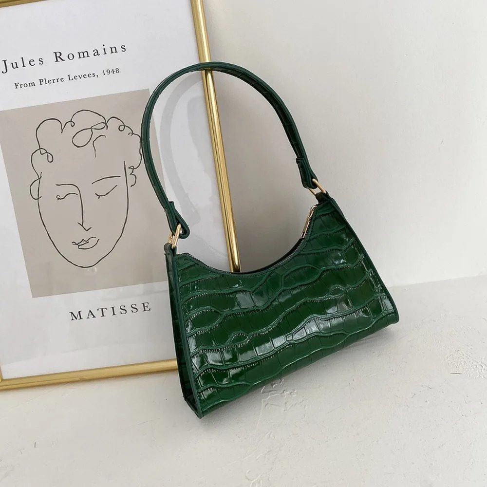 Fashion Exquisite Shopping Bag Retro Casual Women Shoulder Bags Female Leather Solid Color Chain Handbag for 241226