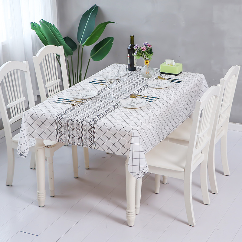 W283 Waterproof, anti-scald and anti-oil no-wash tablecloth is simple and convenient