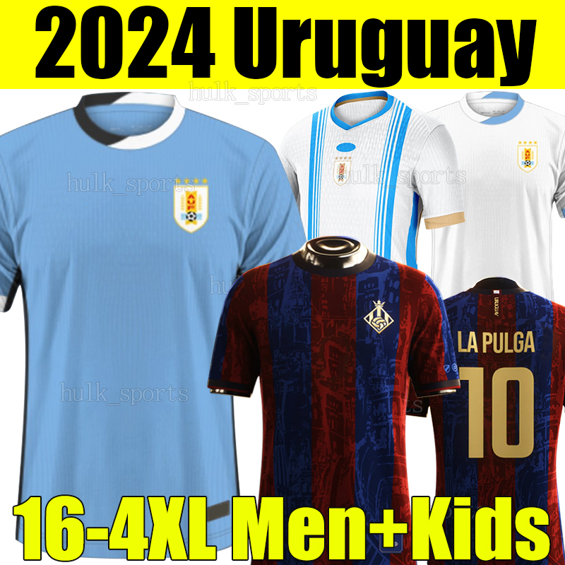 4XL 2024 Uruguay DARWIN soccer jerseys 24/25 M.ARAUJO PELLISTRI A.CANOBBIO N.DE LA CRUZ VALVERDE M.VINA M.OLIVERA R.ARAUJO men kids kits set pre-match Football Shirt