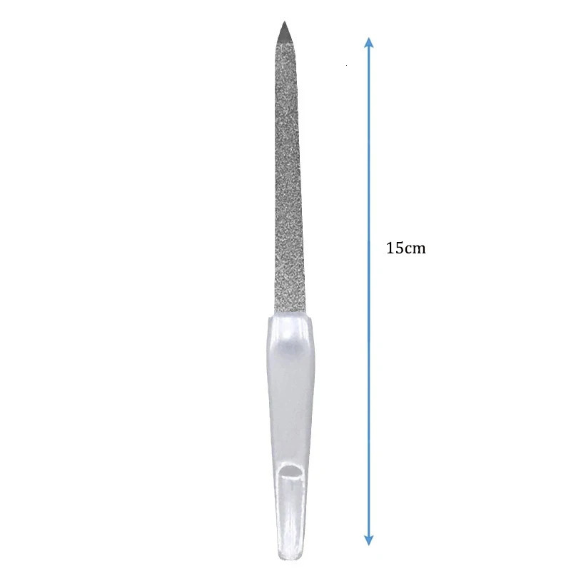 1PC DIY Nail Art Professional File Metal Double Sided High Quality Manicure Pedicure Beauty Tools 241230