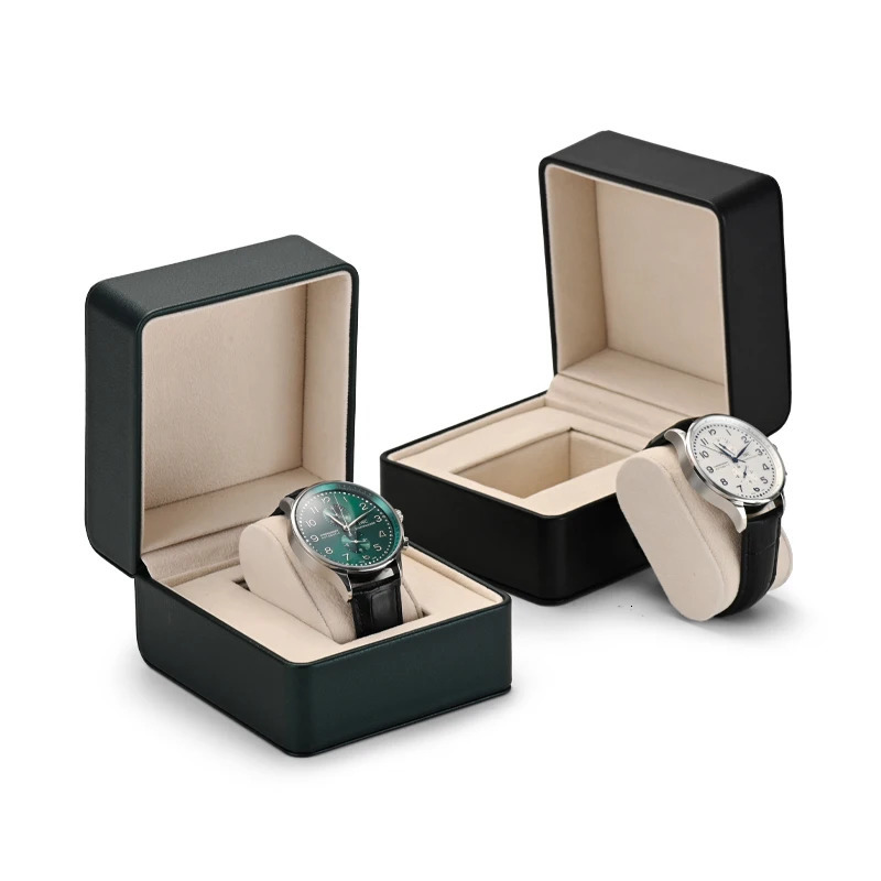 Oirlv portable watch storage box organizer classic style multifunctional watch display box PU leather watch box 250102