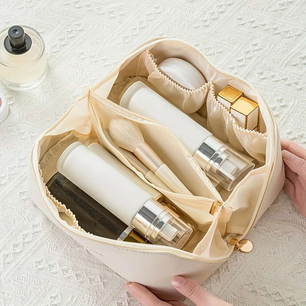 Makeup Female Toiletry Kit Make Up Case Storage Pouch Lady Box, Cosmetic Bag, Organizer Bag For Travel Zip
