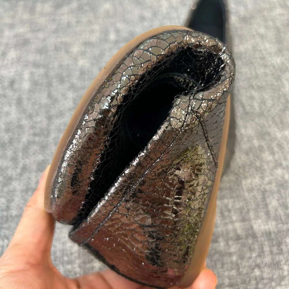 Genuine Leather Tabi Handmade Women Flats High Quality Sheepskin Female Boat Shoes Design Split-Toe Mules