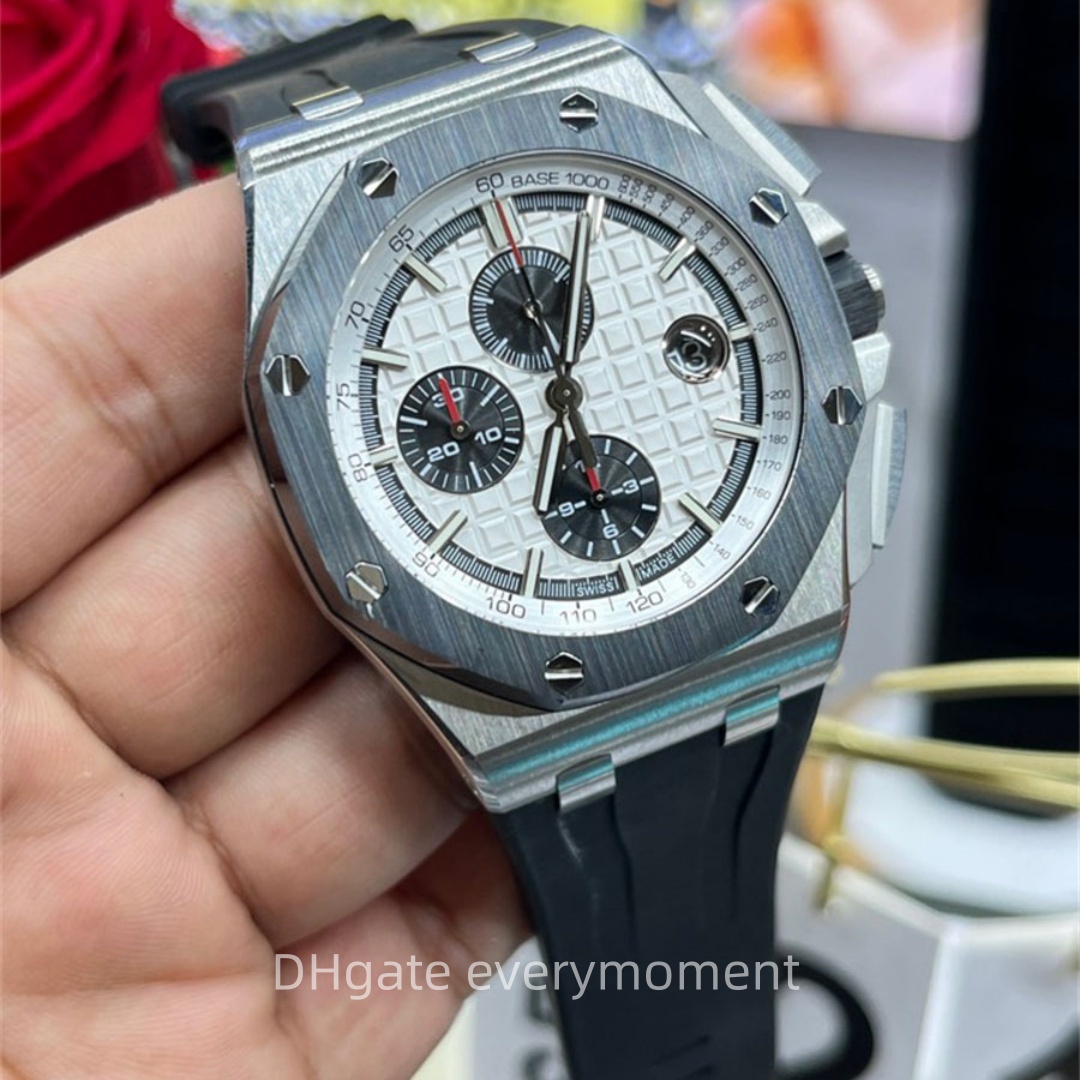 APF Factory Super Edition Men's Watches CAL.3126 Movement Automatic Mechanical Watch Rubber Band Deep Waterproof Stainless Steel Wristwatches Real photos-F19