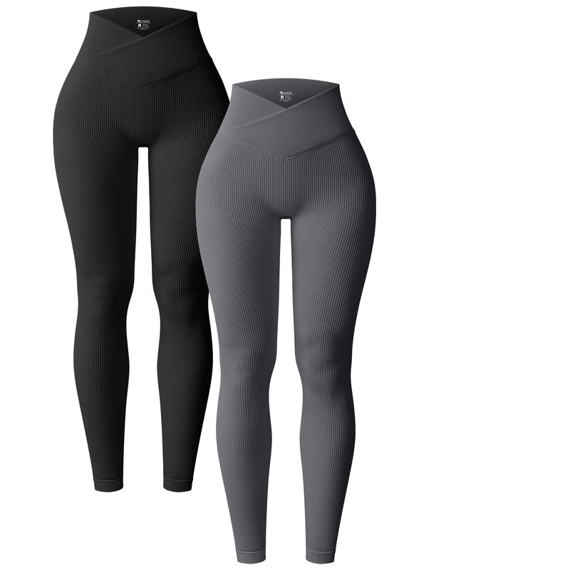 OQQ Hot Selg V Waist Fiess Pants Buttock Lifting Women Workout Leggings