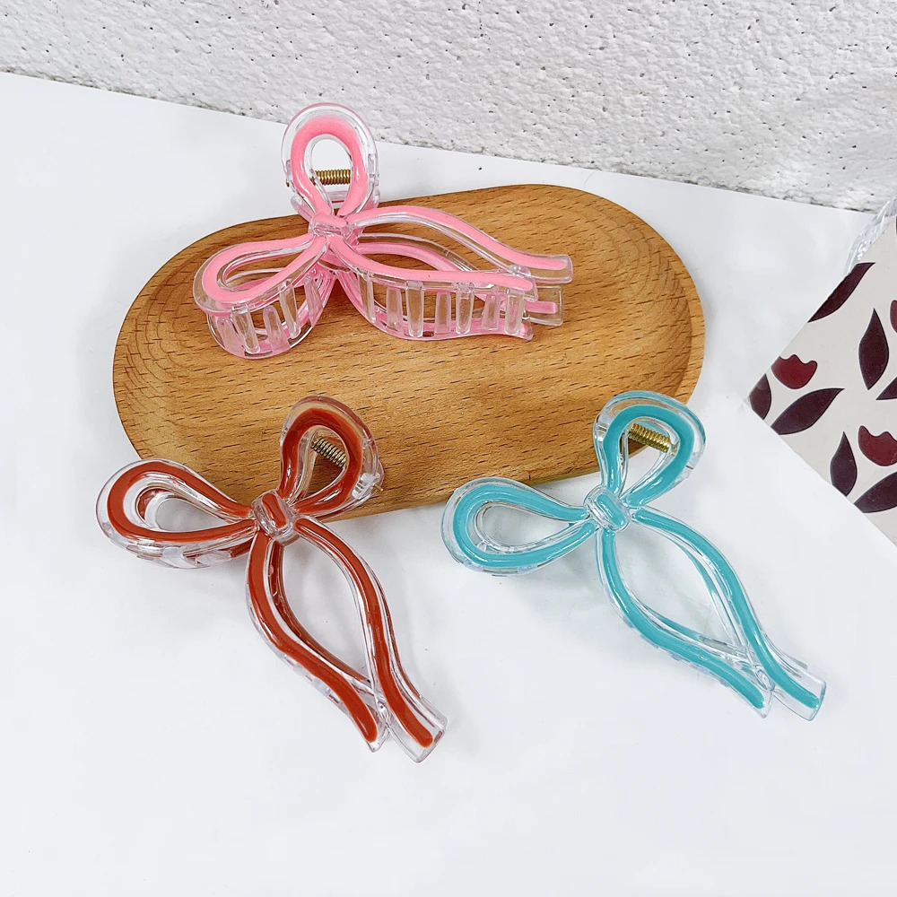Cute Hair Claws Korean Womens Clip Ink Sweet Girl Hair Accessories 20 pieces 250102
