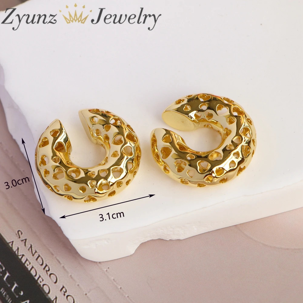 5Pairs Punk Gold Plated Ear Cuff Cartilage Ear Clip for Women No Pierced C Shape Geometric Small Earcuff Ear Wrap Earcuff Clips 250103