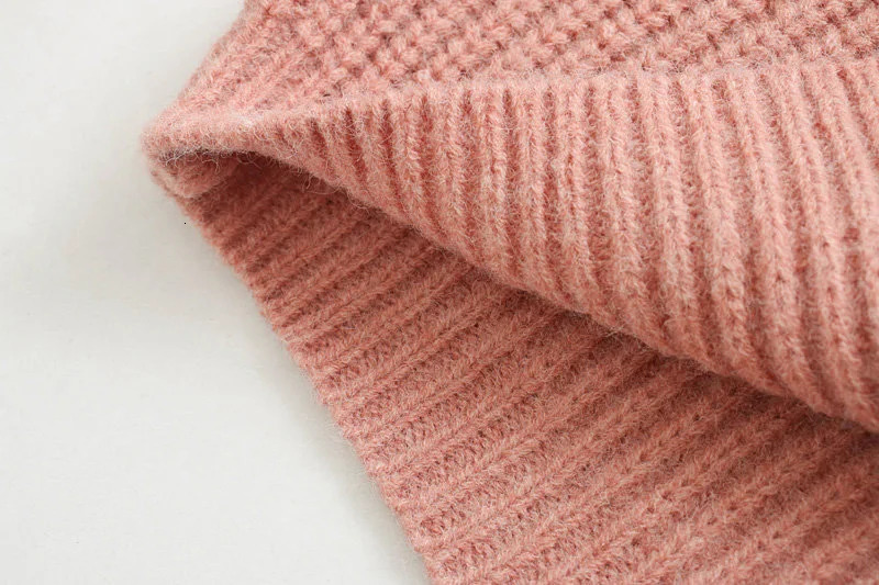 DEEABAE Korean Style Womens Clothing Lazy Round Neck Pullover Sweater Simple Commuting Loose knitted Bottoming Shirt 250103