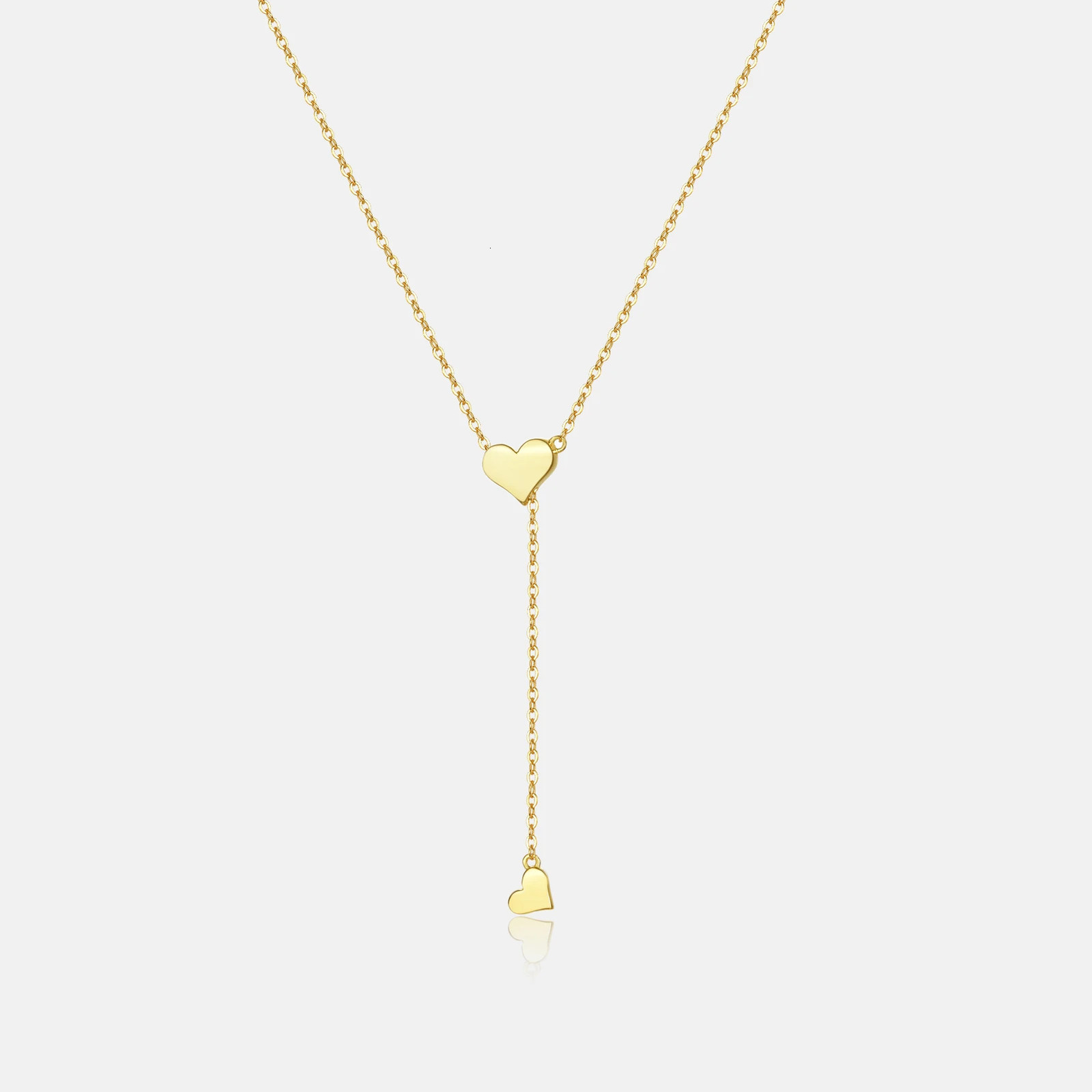 VEWANT 925 Sterling Silver Heart Pendant Long Chain Necklace Adjustable Choker 2024 Fine Jewelry 250106