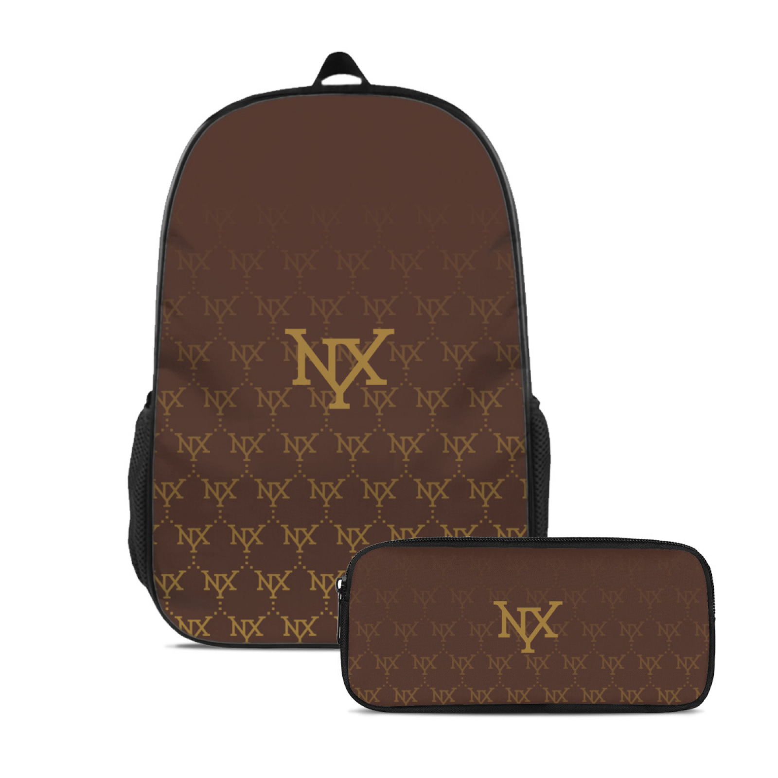 NXY 2-piece suit school bags backpack designer bag women backpacks bookbags womens fashion all-match back packs with pen bag dust bag