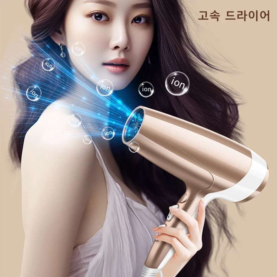 Wind Dryer 2000W High Power Negative Ion Quick Drying Home Styg Professional Hair Drye Blue Light Care