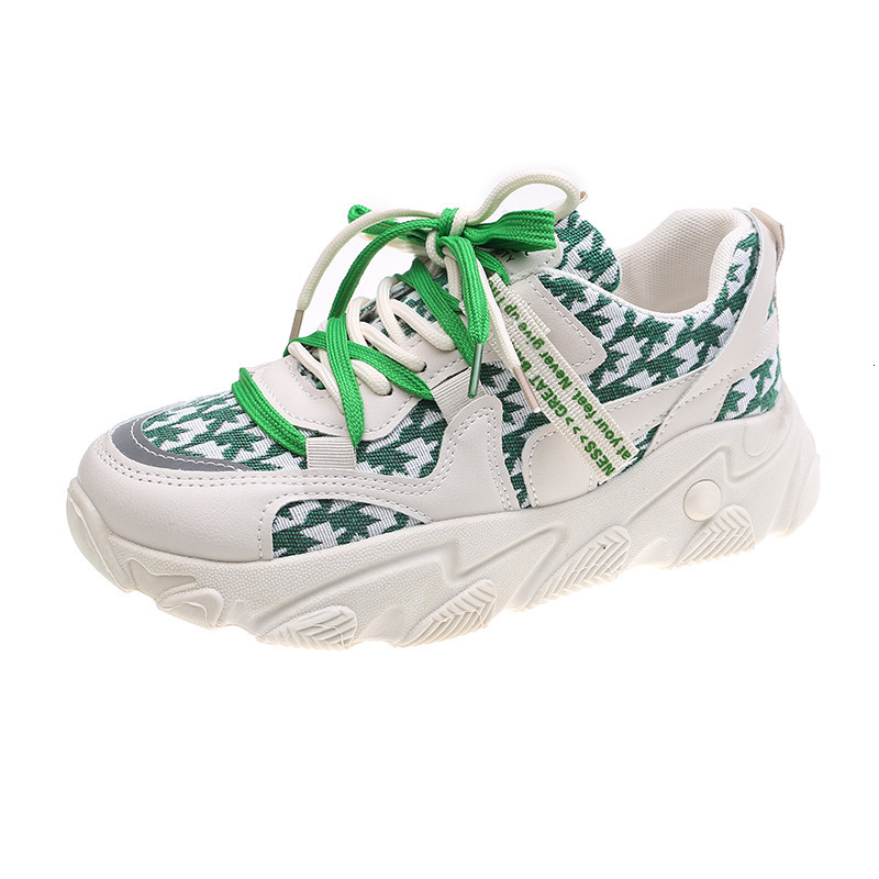 Ddmywed Dad New Autumn And Winter Breathable, Comfortable, Durable Thick Bottom Casual Graffiti Sports Women's Shoes Chinese Brand Shoes F0106-25