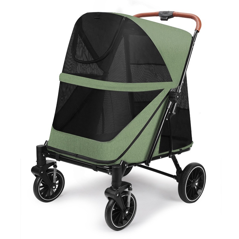 Foldable Large Pet Stroller for Elderly and Disabled Dogs and Cats