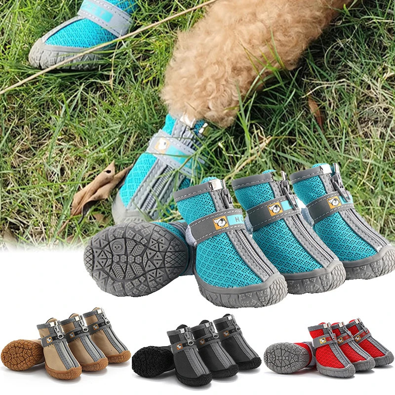 Dog Shoes Non-Slip Soles Thick Plush Protection Paw Pet Shoes Warm For Dog Non-Slip Dog Shoes xqmg 250106