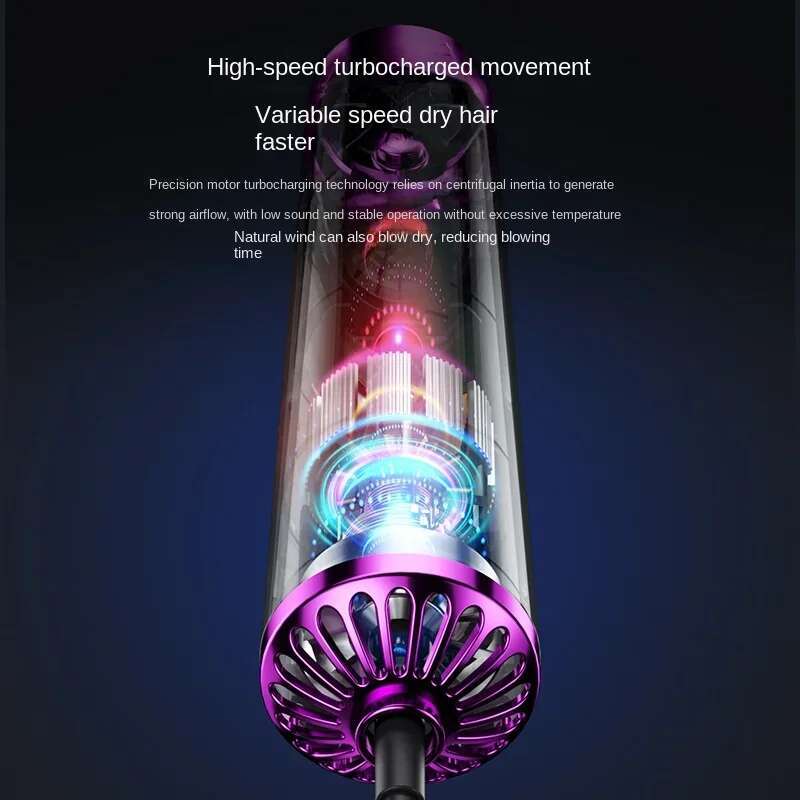 5-In-1 Hot Air Automatic Curg Iron Straight Electric Comb Multi-Functional Hair Dryer