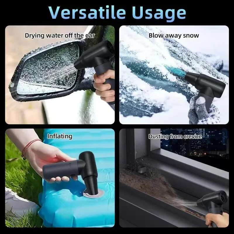 Wireless 180000RPM Wind Speed 50m/s For Car Keyboard Computer Cleaning Hair Dryer High-Performance Electric Blower