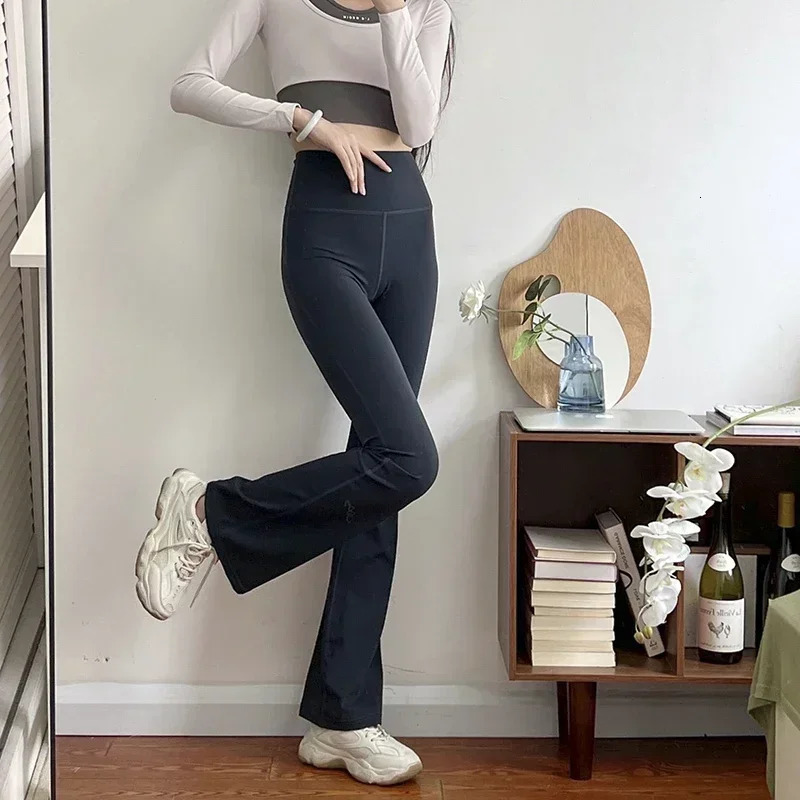 Yoga Legging Classic Flare Pants Women Sports Tights Fit Pants High Waist Fitness Wear Yoga Flare Pants 241231