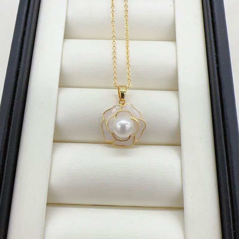 Arrival Pearl Jewelry Sets 14k Gold Plated 100% Real Natural Freshwater Pearl Necklace Earrings Ring For Women Gift 250102