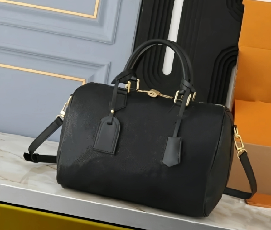 Leathers designer bags SpeedysPillow Bag Tote Bag handbag Luxury Crossbody Fashion Handle Handbags Old Flower Shoulder Bag Women Men Pillow messenger bag 25cm