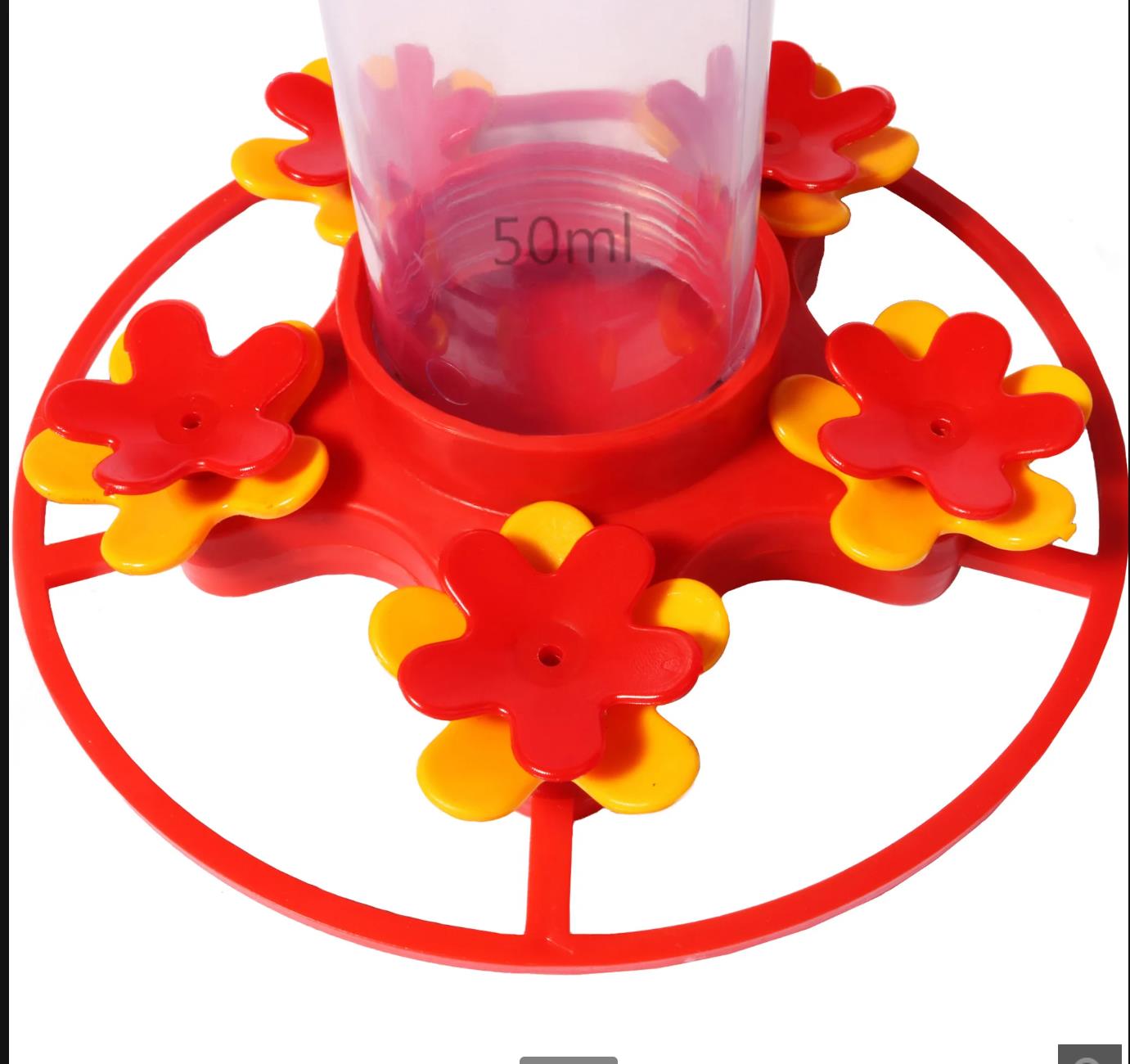 300ML Bird Feeder Drinker Hanging Honey Water Bird Feeder Anti-ants Leakproof Hummingbird Drinker for Home Garden Feeding Supply