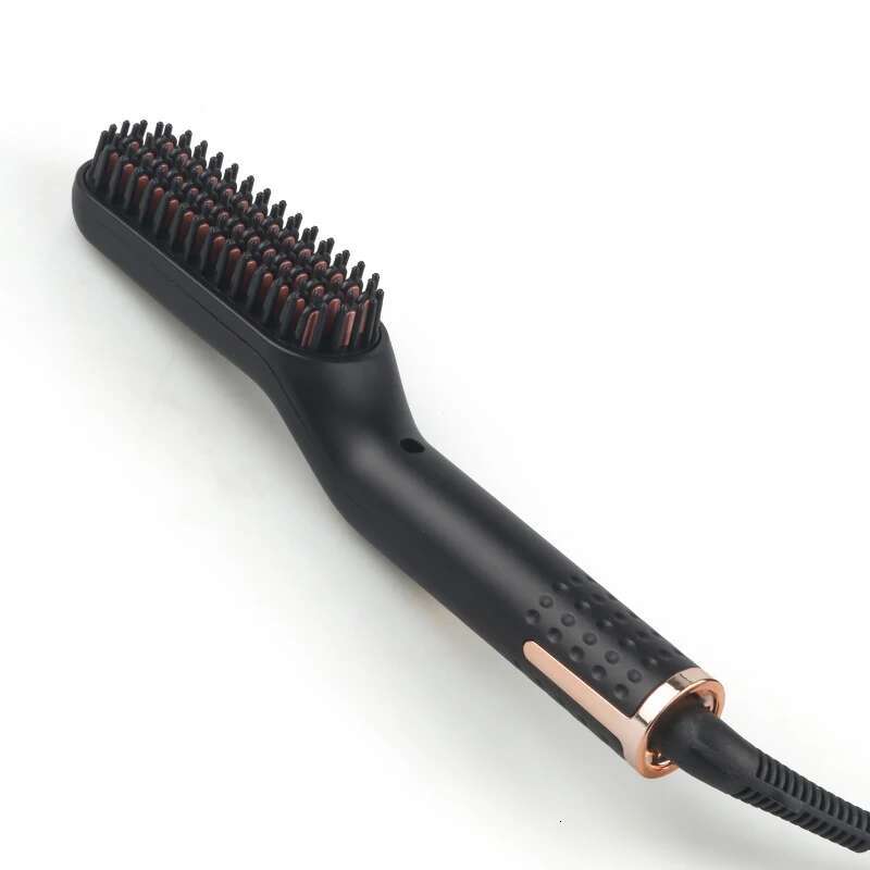Multifunctional Men Straightener Portable Quick Heating Electric Hot Hair Brush Anti-Scald Beard Style Comb for Man