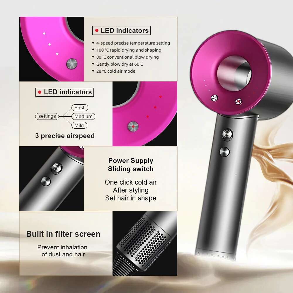 New high speed silent brushless motor Personal Care Styg Negative Ion Tool Constant Anion Electric Hair Dryers