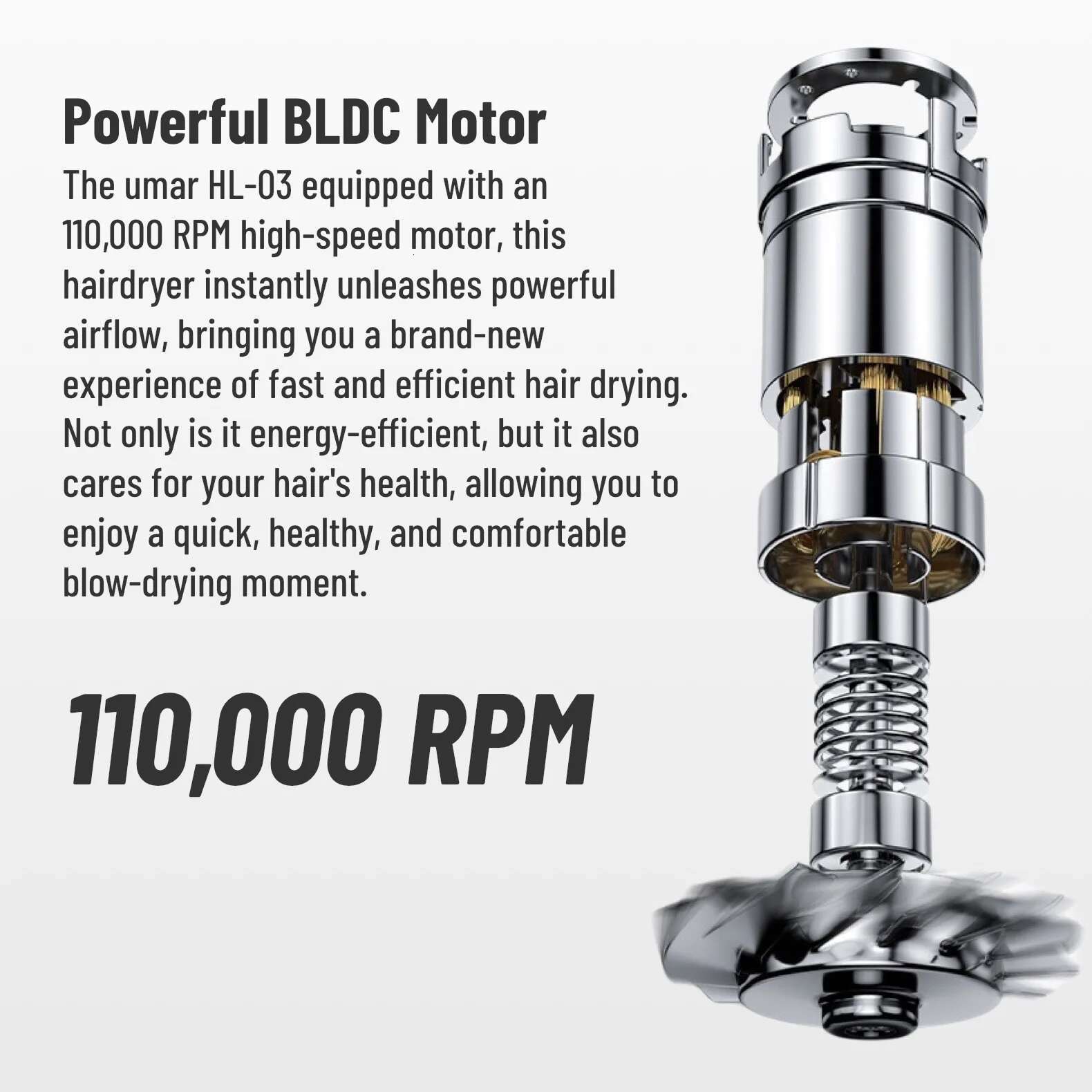 Super Hair for hair With BLDC Motor 220V 1500W High Power Blow Dryer Styg Tool Professional HairDryer Ionic Hairdryers