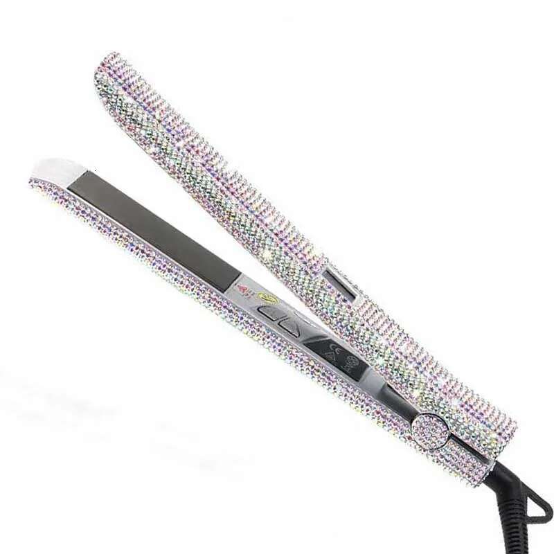 Hair Straightener Flat Iron with Rhis LCD Dispaly Titanium chapinha extreme 480F profissional planchas para el cabello