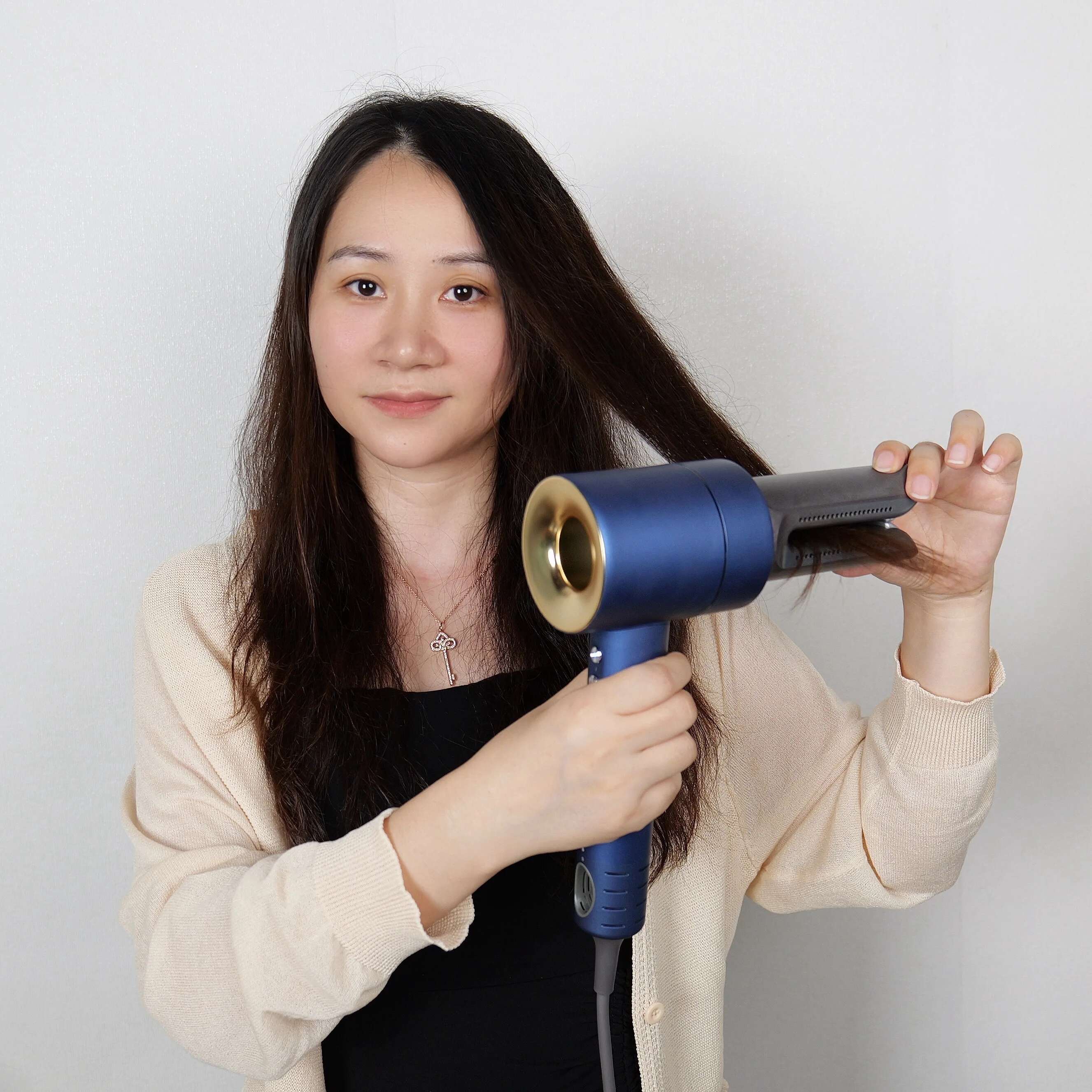 High Speed Dryer Straightener 220V Fast Dry With Straightening Nozzle Professional Styg Hairdryer For Hair