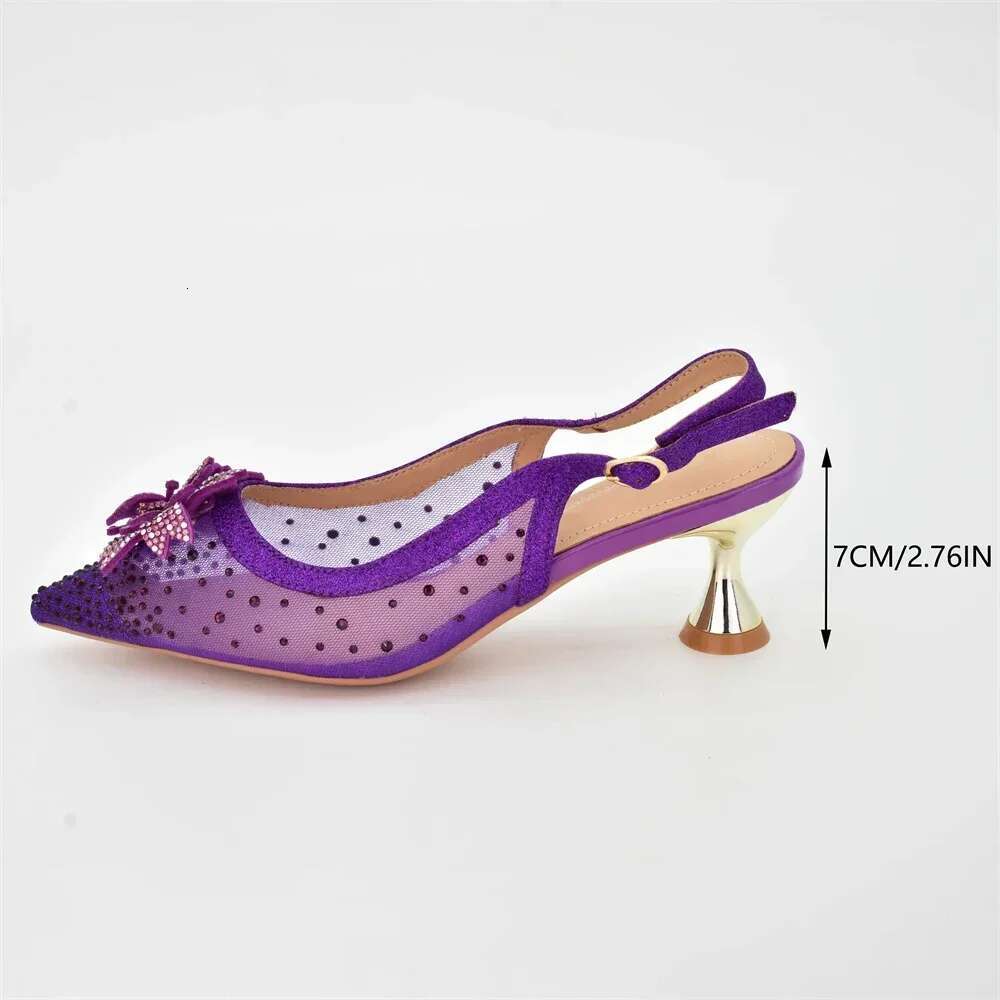 Newest Sexy Summer Mules Toe Woman Party Wedding Pumps Women Shoes Decorated With Rhie