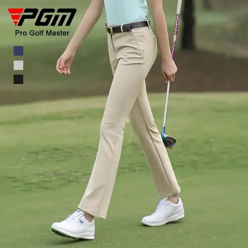PGM Women Golf Pants Autumn and Winter Slim Fit Trousers Soft Elastic Casual Multicolor Golf Wear for Women XS-XL KUZ134 250102