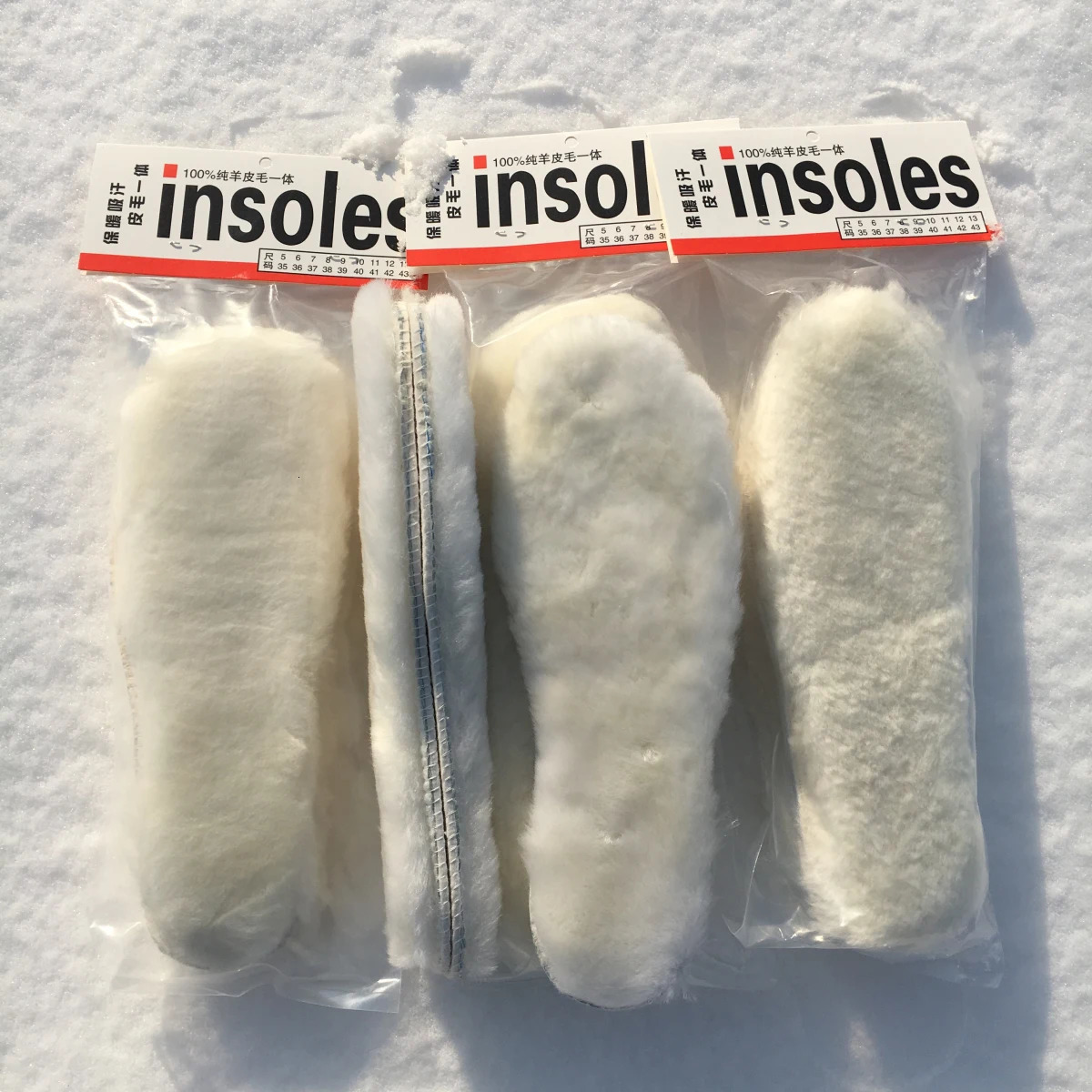 Sheepskin Insoles Natural Shearling Real Fur Wool Cashmere Thermal Snow Boots Shoe Pad Adult Children Winter Shoes Warm Oversize 250106