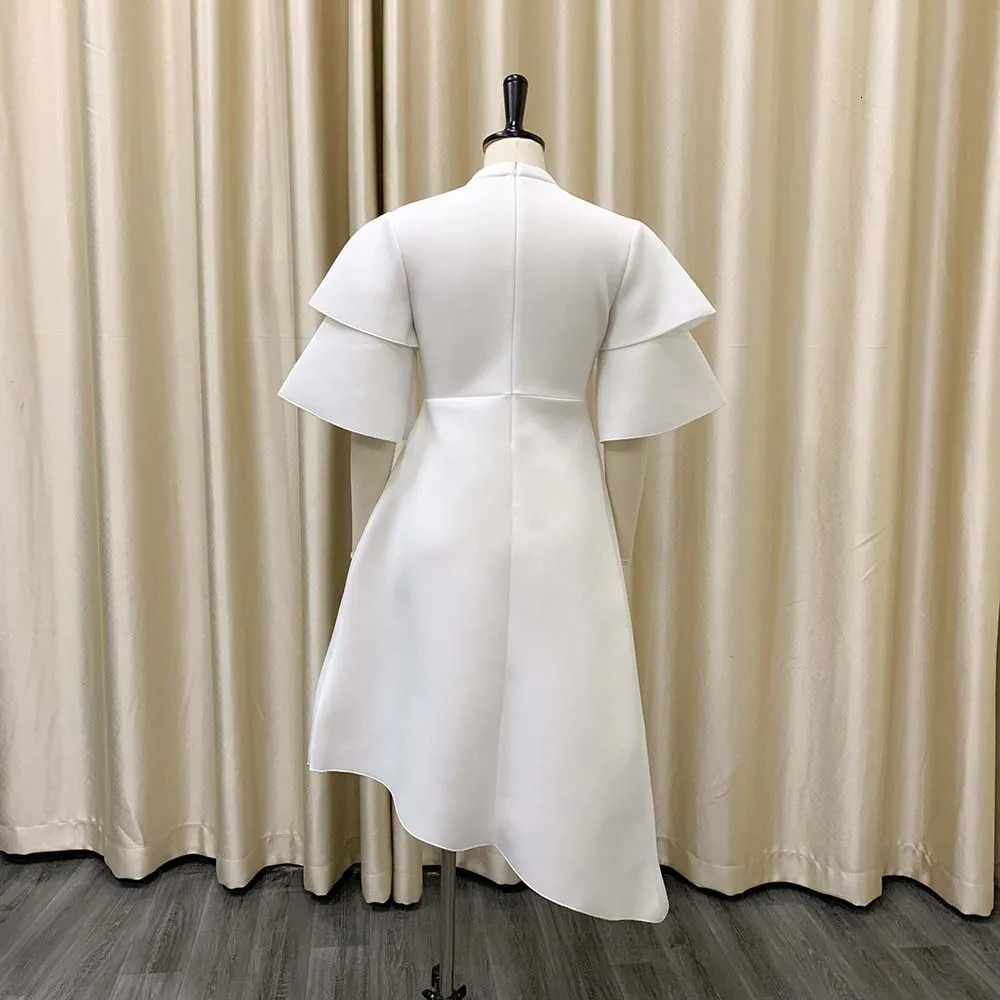 Short Ball Dress Summer Elegant Pagoda Sleep A-line Evening Dress Wholesale Womens Party Dress 250103