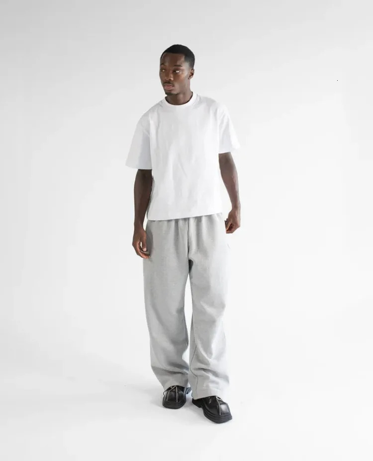 autumn thick and loose sports pants street casual Harajuku cotton lined Y2k mens and womens freight pants 250103