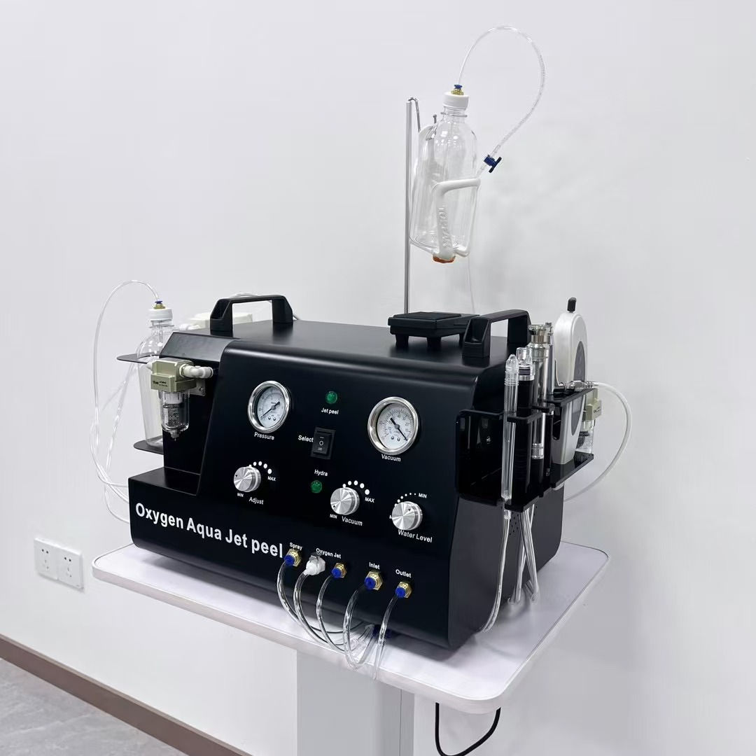 5 in 1 Oxygen Aqua Jet Peel Machine Oxygen Spray Skin Scrubber Diamond Microdermabrasion Machine Facial Deep Cleaning Skin Rejuvenation Machine
